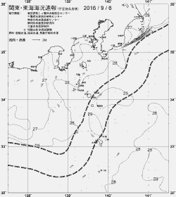 一都三県漁海況速報、関東・東海海況速報(2016/09/06)