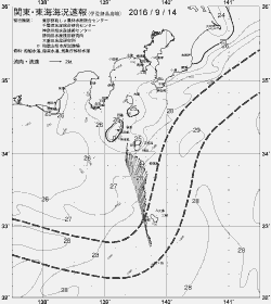一都三県漁海況速報、関東・東海海況速報(2016/09/14)
