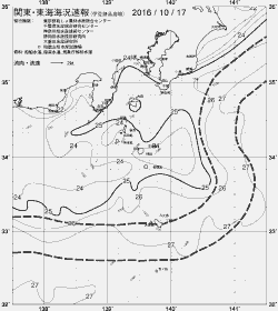 一都三県漁海況速報、関東・東海海況速報(2016/10/17)