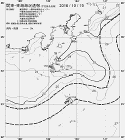 一都三県漁海況速報、関東・東海海況速報(2016/10/19)