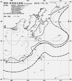 一都三県漁海況速報、関東・東海海況速報(2016/10/21)