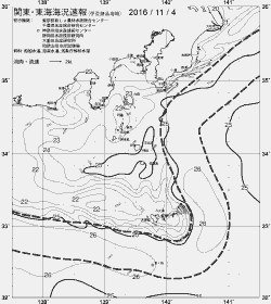 一都三県漁海況速報、関東・東海海況速報(2016/11/04)