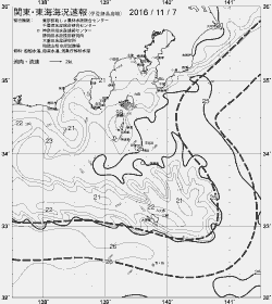 一都三県漁海況速報、関東・東海海況速報(2016/11/07)