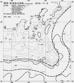 一都三県漁海況速報、関東・東海海況速報(2016/11/08)