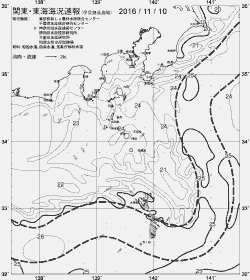 一都三県漁海況速報、関東・東海海況速報(2016/11/10)