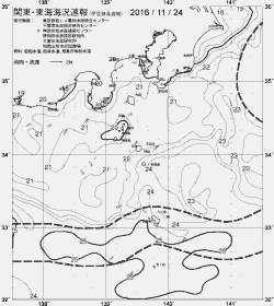 一都三県漁海況速報、関東・東海海況速報(2016/11/24)