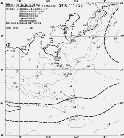 一都三県漁海況速報、関東・東海海況速報(2016/11/28)