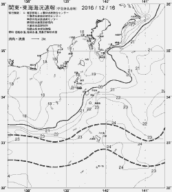 一都三県漁海況速報、関東・東海海況速報(2016/12/16)