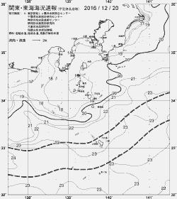 一都三県漁海況速報、関東・東海海況速報(2016/12/20)