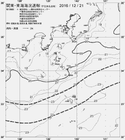 一都三県漁海況速報、関東・東海海況速報(2016/12/21)
