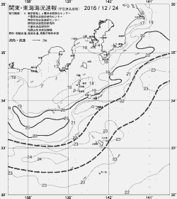 一都三県漁海況速報、関東・東海海況速報(2016/12/24)