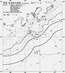一都三県漁海況速報、関東・東海海況速報(2017/01/05)