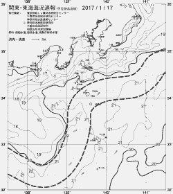 一都三県漁海況速報、関東・東海海況速報(2017/01/17)