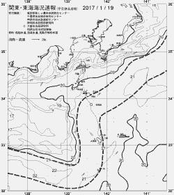一都三県漁海況速報、関東・東海海況速報(2017/01/19)