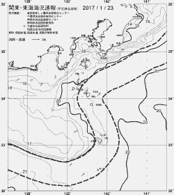 一都三県漁海況速報、関東・東海海況速報(2017/01/23)