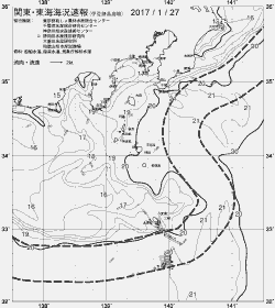 一都三県漁海況速報、関東・東海海況速報(2017/01/27)