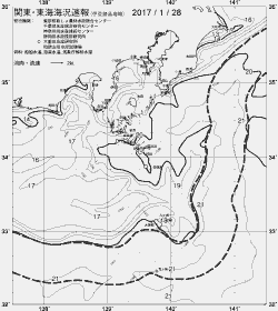 一都三県漁海況速報、関東・東海海況速報(2017/01/28)