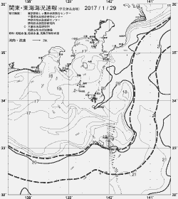 一都三県漁海況速報、関東・東海海況速報(2017/01/29)