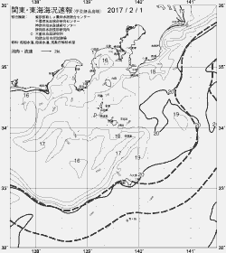一都三県漁海況速報、関東・東海海況速報(2017/02/01)