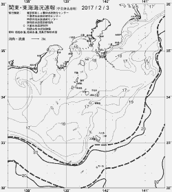 一都三県漁海況速報、関東・東海海況速報(2017/02/03)