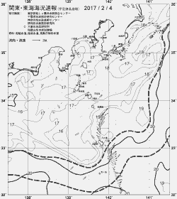 一都三県漁海況速報、関東・東海海況速報(2017/02/04)