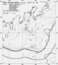 一都三県漁海況速報、関東・東海海況速報(2017/02/10)
