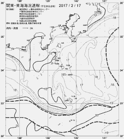 一都三県漁海況速報、関東・東海海況速報(2017/02/17)