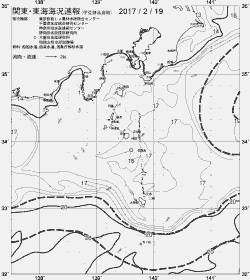 一都三県漁海況速報、関東・東海海況速報(2017/02/19)