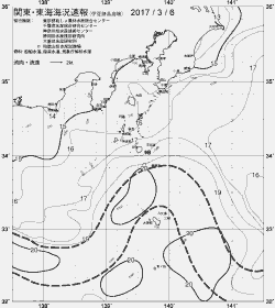 一都三県漁海況速報、関東・東海海況速報(2017/03/06)