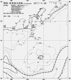 一都三県漁海況速報、関東・東海海況速報(2017/03/28)