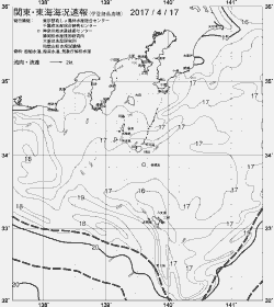 一都三県漁海況速報、関東・東海海況速報(2017/04/17)