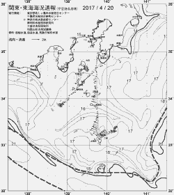 一都三県漁海況速報、関東・東海海況速報(2017/04/20)