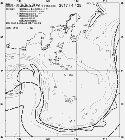 一都三県漁海況速報、関東・東海海況速報(2017/04/25)