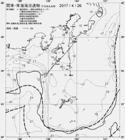 一都三県漁海況速報、関東・東海海況速報(2017/04/26)