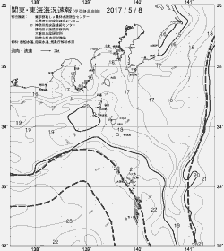 一都三県漁海況速報、関東・東海海況速報(2017/05/08)