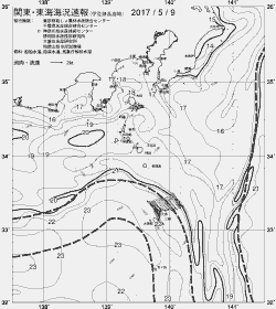 一都三県漁海況速報、関東・東海海況速報(2017/05/09)