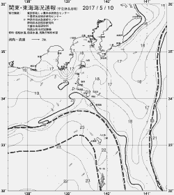 一都三県漁海況速報、関東・東海海況速報(2017/05/10)