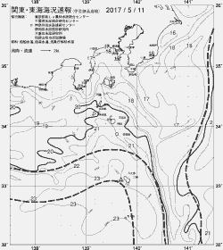 一都三県漁海況速報、関東・東海海況速報(2017/05/11)