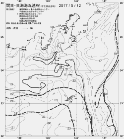 一都三県漁海況速報、関東・東海海況速報(2017/05/12)
