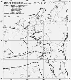 一都三県漁海況速報、関東・東海海況速報(2017/05/15)