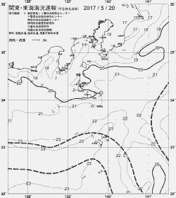 一都三県漁海況速報、関東・東海海況速報(2017/05/20)