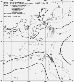 一都三県漁海況速報、関東・東海海況速報(2017/05/22)