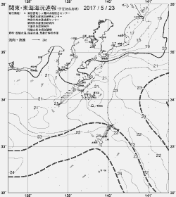 一都三県漁海況速報、関東・東海海況速報(2017/05/23)