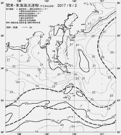 一都三県漁海況速報、関東・東海海況速報(2017/06/02)