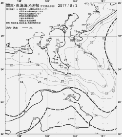 一都三県漁海況速報、関東・東海海況速報(2017/06/03)