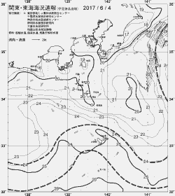 一都三県漁海況速報、関東・東海海況速報(2017/06/04)