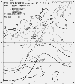 一都三県漁海況速報、関東・東海海況速報(2017/06/13)