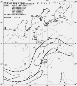 一都三県漁海況速報、関東・東海海況速報(2017/06/16)