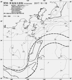 一都三県漁海況速報、関東・東海海況速報(2017/06/19)