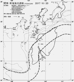 一都三県漁海況速報、関東・東海海況速報(2017/06/20)